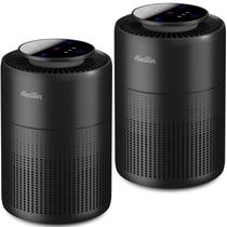 Set de 2 Purificadores de Aire para Dormitorio, Filtro HEPA Verdadero H13, Eliminador de Olores, Remueve Humo, Polvo, Polen y Caspa de Mascotas, Luz Nocturna para Sala, Dormitorio, Sistema de Filtración Silencioso de 24dB Set de 2 Purificadores de Aire para Dormitorio, Filtro HEPA Verdadero H13, Eliminador de Olores, Remueve Humo, Polvo, Polen y Caspa de Mascotas, Luz Nocturna para Sala, Dormitorio, Sistema de Filtración Silencioso de 24dB