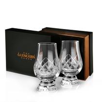 Set de 2 Vasos de Whisky GLENCAIRN Tallados en Cristal con Plomo