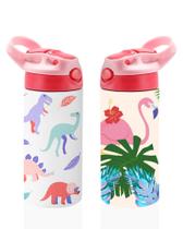 Set de 2 Vasos para Sublimación OFFNOVA de 12oz con Asa, color Rosa