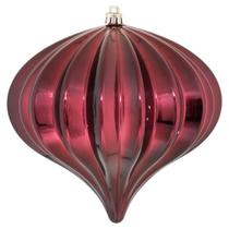 Set de 3 Adornos Navideños Vickerman Cebolla Brillante Burdeos 5.7 cm Set de 3 Adornos Navideños Vickerman Cebolla Brillante Burdeos 5.7 cm