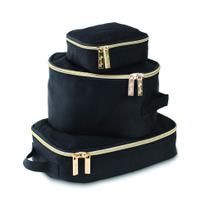 Set de 3 Cubos Organizadores para Viaje Itzy Ritzy en Negro