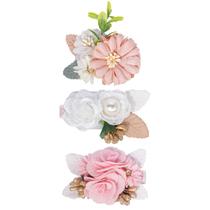 Set de 3 Pinzas para el Cabello WNYUJOY con Diseño Floral para Niñas Set de 3 Pinzas para el Cabello WNYUJOY con Diseño Floral para Niñas