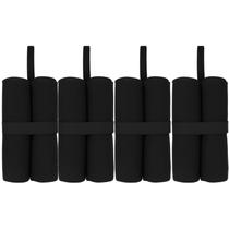 Set de 4 bolsas de arena MOOCY negras para pesos de carpa