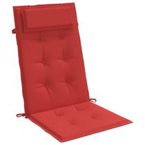 Set de 4 cojines para silla con respaldo alto vidaXL de tela Oxford roja Set de 4 cojines para silla con respaldo alto vidaXL de tela Oxford roja