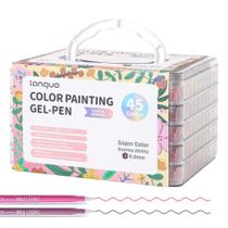 Set de 45 bolígrafos de gel Languo para libros de colorear para adultos Set de 45 bolígrafos de gel Languo para libros de colorear para adultos