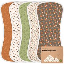 Set de 5 Paños para Bebé KeaBabies de Algodón Orgánico 53x27 cm Set de 5 Paños para Bebé KeaBabies de Algodón Orgánico 53x27 cm