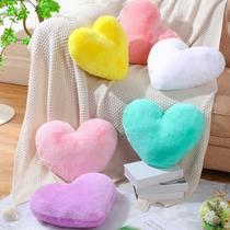 Set de 6 Cojines Decorativos Liliful de Piel Sintética de Conejo en Forma de Corazón para Halloween