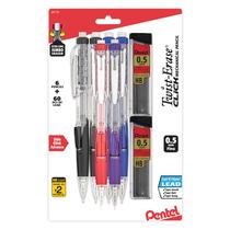 Set de 6 Lápices Mecánicos Pentel Twist-Erase Click 0.5mm