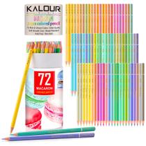 Set de 72 Lápices de Colores KALOUR Macaron con Núcleo Suave Set de 72 Lápices de Colores KALOUR Macaron con Núcleo Suave