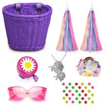 Set de Accesorios para Niñas con Canasta para Bicicleta Suerico Set de Accesorios para Niñas con Canasta para Bicicleta Suerico