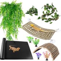 Set de Accesorios para Terrario TankMatDecor para Dragón Barbudo (10 piezas)