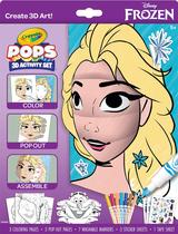 Set de Actividades 3D Crayola POPS Frozen con Marcadores y Pegatinas Set de Actividades 3D Crayola POPS Frozen con Marcadores y Pegatinas