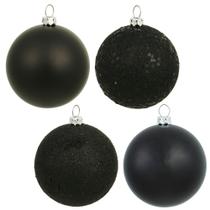 Set de Adornos Navideños en Bola Vickerman 4 Acabados 12 cm 4 piezas