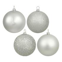 Set de Adornos Navideños Vickerman Plata con 16 Adornos