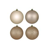 Set de Adornos Vickerman 6" Avena con 4 acabados y 4 adornos