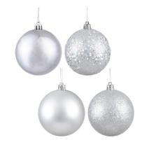 Set de Adornos Vickerman 8 Plateados con 4 Acabados - Esferas Irrompibles Set de Adornos Vickerman 8 Plateados con 4 Acabados - Esferas Irrompibles