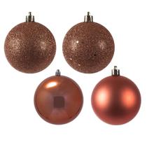 Set de Adornos Vickerman Bola Coral 4 Acabados 2.75" Paquete de 20