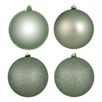 Set de Adornos Vickerman de 16 Bolas en Acabados Frosty Mint Verde Menta