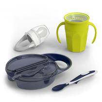 Set de Alimentación para Niños Pequeños Dr. Brown's Paquete de Viaje de 4 Piezas