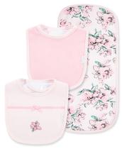 Set de Babero y Paño para Eructar Little Me de Algodón, 3 Piezas