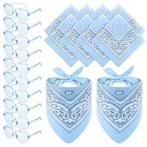 Set de Bandanas y Gafas de Corazón Estilo Vaquero Hanaive