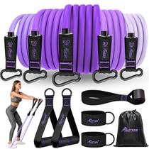 Set de Bandas de Resistencia HPYGN de 5 Niveles para Gimnasio en Casa