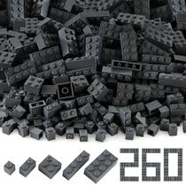 Set de Bloques de Construcción Feleph 260 Piezas Gris Azulado Oscuro Set de Bloques de Construcción Feleph 260 Piezas Gris Azulado Oscuro