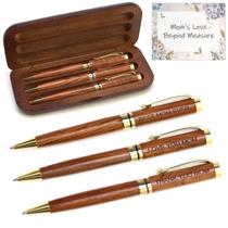Set de bolígrafos de madera grabados Renawe para mamá Set de bolígrafos de madera grabados Renawe para mamá