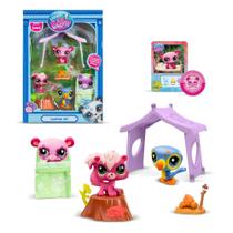Set de Campamento Littlest Pet Shop BF00574 con 3 Figuras de Animales