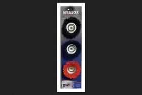 Set de Cepillos de Copa Dico NYALOX 6.4 cm Nylon, Juego de 3 piezas