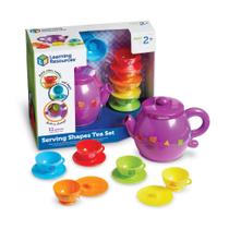 Set de chá Learning Resources Serving Shapes 11 peças de 2 anos ou mais