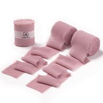Set de Cintas Decorativas DORIS HOME de Chifón Malva 5 cm x 19 m Set de Cintas Decorativas DORIS HOME de Chifón Malva 5 cm x 19 m