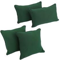 Set de Cojines Decorativos Blazing Needles Verde Bosque de 4 Piezas Set de Cojines Decorativos Blazing Needles Verde Bosque de 4 Piezas