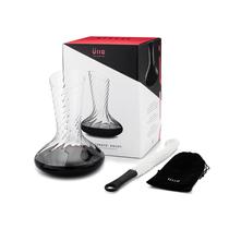 Set de Decantador Aireador Üllo de Cristal Sin Plomo de 750 ml