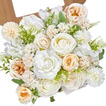 Set de decoración de primavera con flores artificiales blancas Serwalin