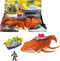 Set de Dinosaurio Mosasaurus Aquachomp de Fisher-Price de 46 cm para Niños Set de Dinosaurio Mosasaurus Aquachomp de Fisher-Price de 46 cm para Niños