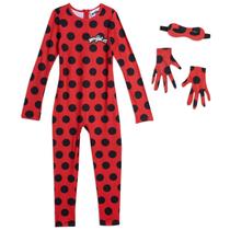 Set de Disfraz Miraculous Ladybug Mono de Cosplay para Niñas 5 Años Set de Disfraz Miraculous Ladybug Mono de Cosplay para Niñas 5 Años