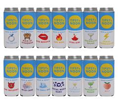 Set de enfriadores para latas Funky Junque Tipsy by Noon, 14 unidades