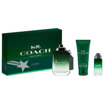 Set de Fragancia Coach Green de 3 Piezas - Spray EDT 100 ml