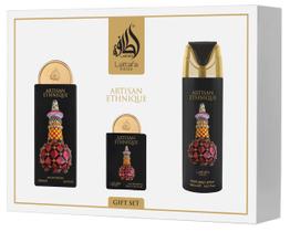 Set de Fragancia Unisex Lattafa Artisan Ethnique de 3 Piezas 300 ml Set de Fragancia Unisex Lattafa Artisan Ethnique de 3 Piezas 300 ml