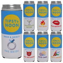 Set de Funda Neopreno para Latas Slim Funky Junque Bachelorette 350 mL