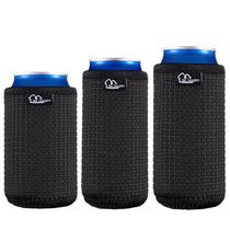 Set de Fundas para Latas WK IEASON Neopreno 355 mL 473 mL Negro Set de Fundas para Latas WK IEASON Neopreno 355 mL 473 mL Negro