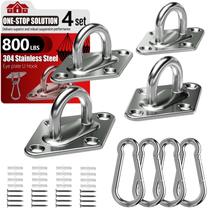 Set de Ganchos de Techo Sprookber de Acero Inoxidable 304 con Capacidad de 400 kg