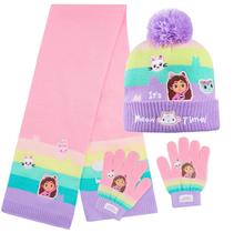 Set de gorro, bufanda y guantes de invierno para niñas de Gabby's Dollhouse Set de gorro, bufanda y guantes de invierno para niñas de Gabby's Dollhouse