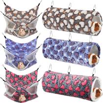Set de Hamacas para Ratas Sweetude con Túnel Colgante de 3 Niveles, 6 Piezas