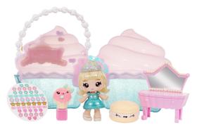 Set de Juego Bolsa de Belleza Yummiland con Muñeca y Brillo Labial +4 Años