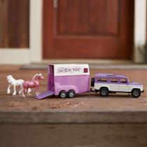 Set de Juguete Breyer Caballos Stablemates Unicornio Magic Land Rover con Remolque