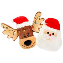Set de Juguetes de Peluche para Mascotas con Chifle de 7" para Navidad Set de Juguetes de Peluche para Mascotas con Chifle de 7" para Navidad