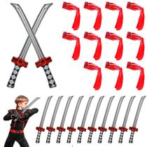 Set de Juguetes Espadas Samurái Inflables Ninjas PEUTIER 12PCS