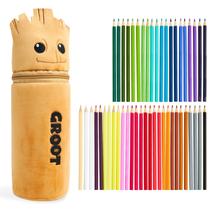 Set de Lápices de Colores Marvel Spiderman con Estuche de Lápices 48 Piezas
